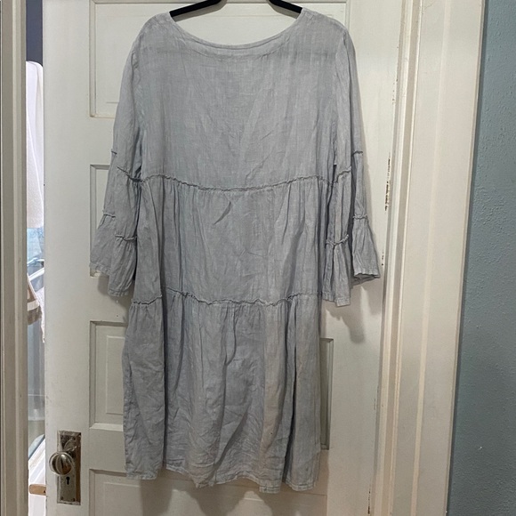 LINEN DRESS - Picture 4 of 8